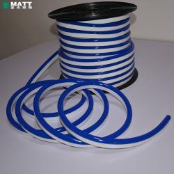 Светодиодная неоновая лента для рекламы, освещения персонажей, МАТТ водонепроницаемая IP65, DC12V 24V, 5 м 50 м, синий цвет PVC (арт. 13121131)