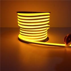 Светодиодная неоновая лента для рекламы, освещения персонажей, МАТТ водонепроницаемая IP65, DC12V 24V, 5 м 50 м, синий цвет PVC (арт. 13121131)