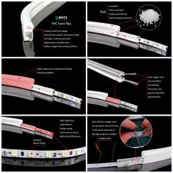 МАТТ фабричный комплект неоновой вывески без минимального заказа, 12V 24V, режемая гибкая силиконовая PVC неоновая лента для спальни (арт. 13121132)