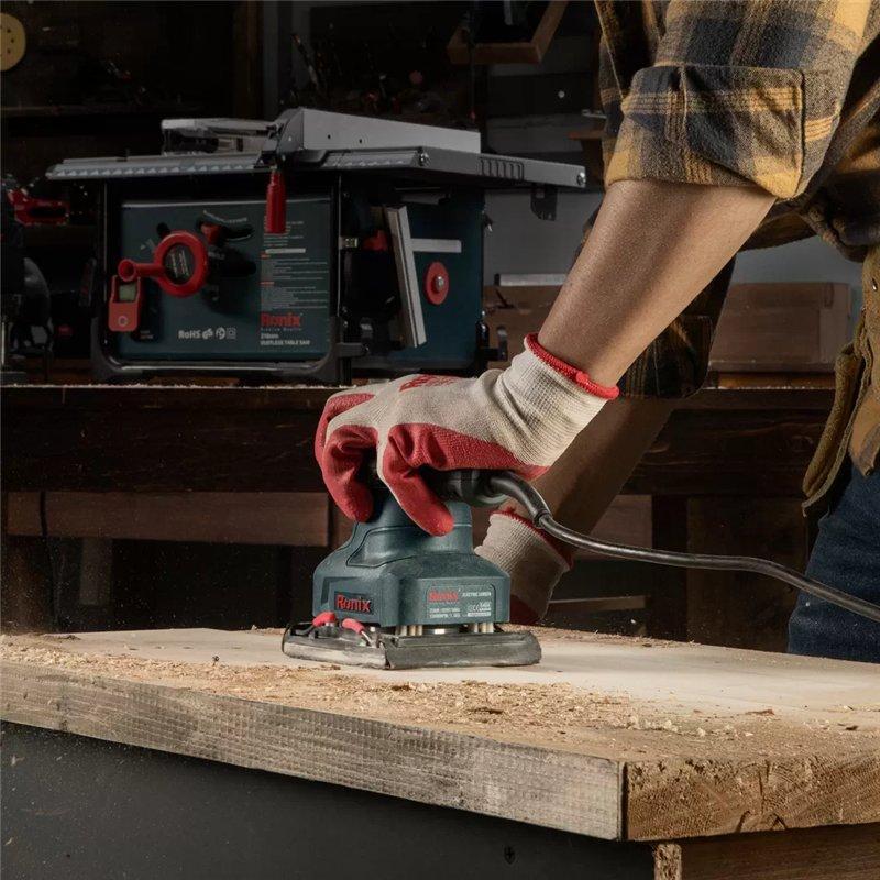 Электрическая шлифовальная машина Ronix 6404, 230 Вт, мощный мотор для гладкой обработки