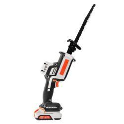 Аккумуляторная сабельная пила Ronix, 20V, Li-ion, для дерева, пластика и металла (арт. 25-18031106)