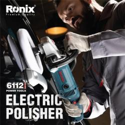 Индустриальная мини-роторная полировальная машина Ronix 6112, 6 скоростей, с ручкой, для авто (арт. 25-18031124)