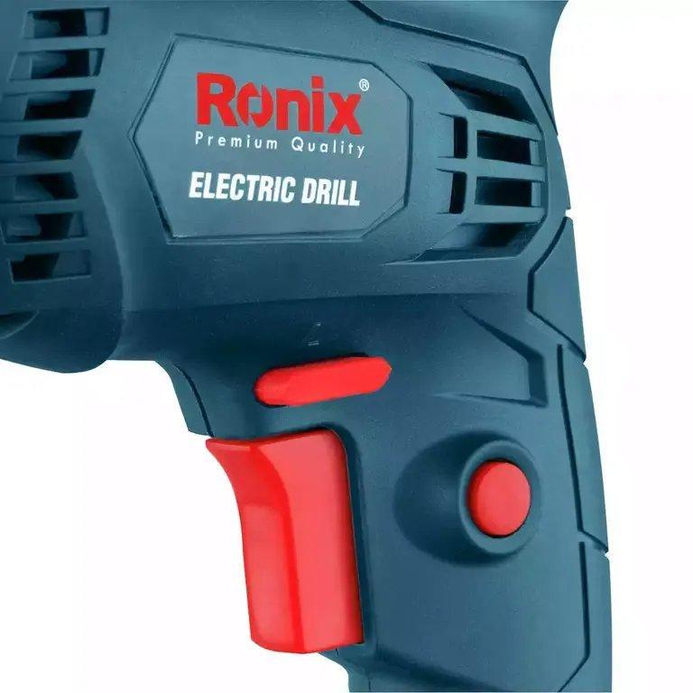 Электродрель Ronix 2106B, 400 Вт, 6,5 мм, для дерева и металла (арт. 25-18031191)