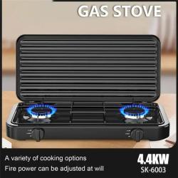 Газовая плита Ronix, двойная горелка, устойчивая к высоким температурам, для кемпинга (арт. 25-18031222)