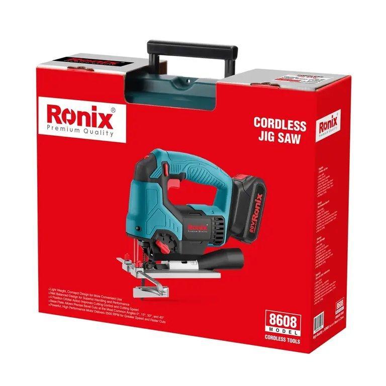 Аккумуляторный лобзик Ronix 8608, 20V, 25,4 мм, мощный и удобный (арт. 25-18031227)