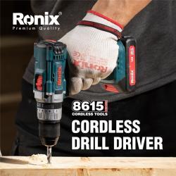 Аккумуляторная ударная дрель-шуруповерт Ronix 8615, 16V, 10 мм, 32N·m, высокая производительность (арт. 25-18031231)