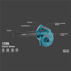 Электрический воздуходув Ronix 1209, 500 Вт, двойная функция, пылесос и воздуходув (арт. 25-18031254)