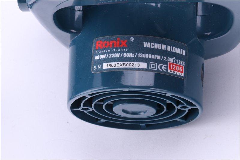 Электрический воздуходув Ronix 1206, 500 Вт, высокое давление, для уборки (арт. 25-18031255)