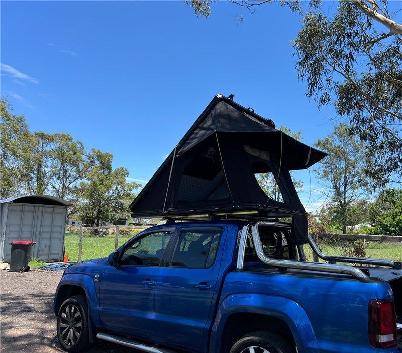 Палатка на крышу автомобиля Ronix, для 4 человек, алюминиевая, жесткий корпус (арт. 25-18031290)