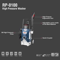 Аппарат высокого давления Ronix RP-0100, электрический, для автомобилей, компактный (арт. 25-18031423)