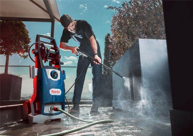 Автомойка Ronix RP-1160, 2200 Вт, мощная, с распылителем (арт. 25-18031436)