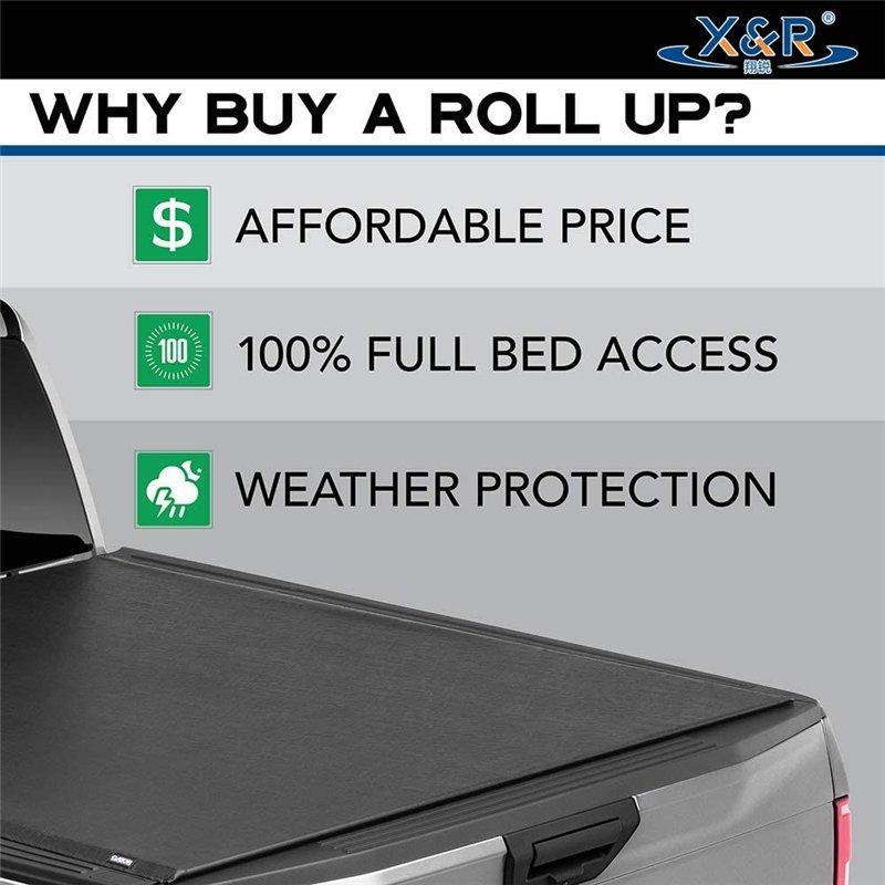 Роллетная крышка кузова пикапа Ronix, алюминиевая, для Ram 1500 (арт. 25-18031510)