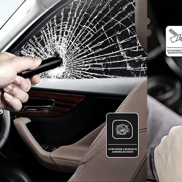 Аварийный стеклобой Ronix, алюминиевый, с брелком, для безопасности (арт. 25-18031513)