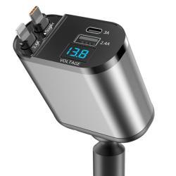 Зарядное устройство Ronix, 4-в-1, 180° поворот, для iPhone и Samsung (арт. 25-18031521)