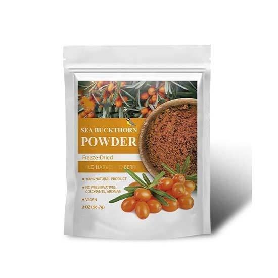 Порошок из ягод облепихи с кастомной упаковкой 100г для сока (арт. 1312757)