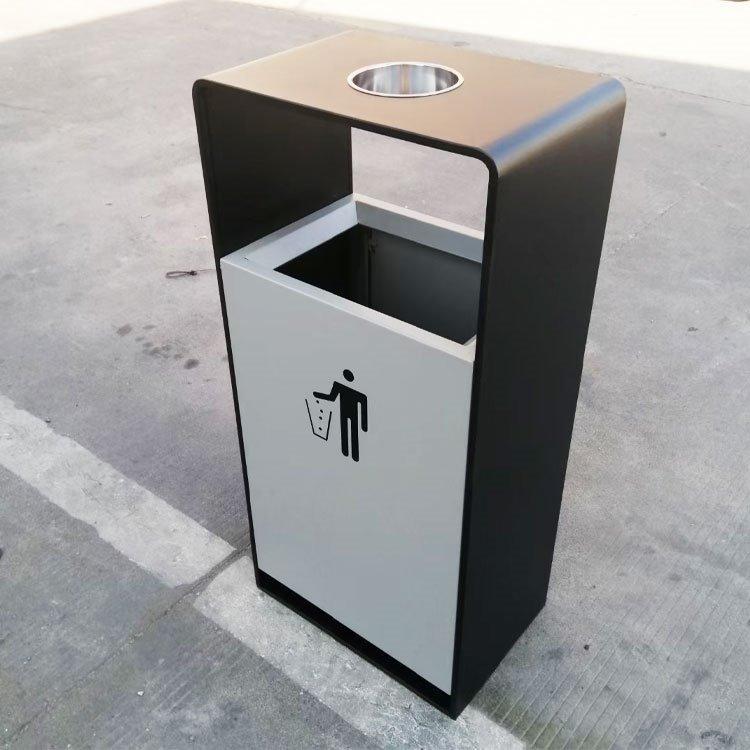 Декоративная оцинкованная урна для мусора, стильный дизайн, для улицы и парка (арт. 3112434)