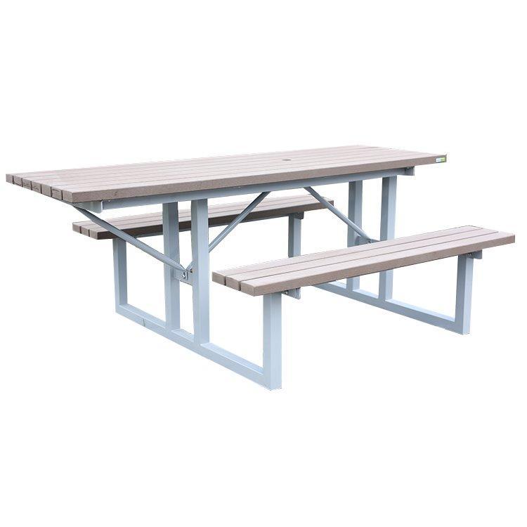 Уличный стол для пикника, 6-8 футов, с доступом для инвалидных колясок, деревянный (арт. 3112448)