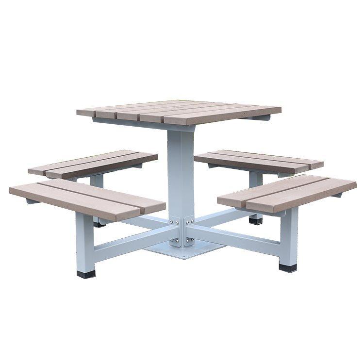 Квадратный деревянный стол, 30x46 дюймов, для ресторанов и кафе, уличное использование (арт. 3112449)