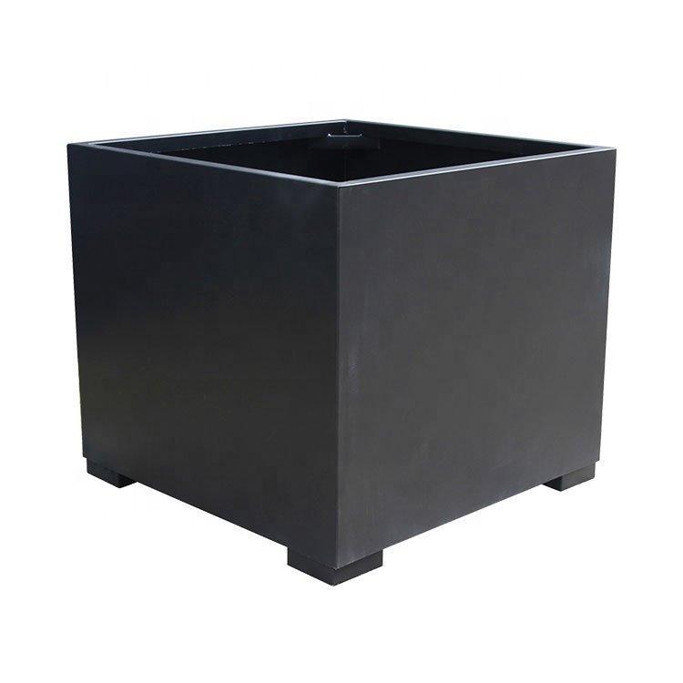 Современное квадратное кашпо, большого размера, для парков и улиц (арт. 3112499)