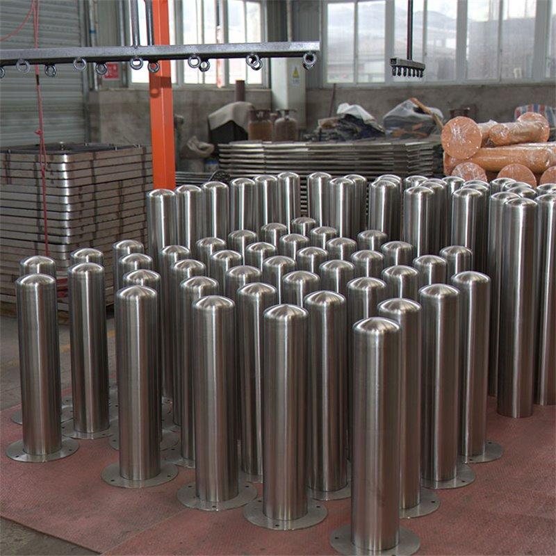 Металлический дорожный барьер с замком, для тротуаров и парковок, из нержавеющей стали (арт. 3112521)