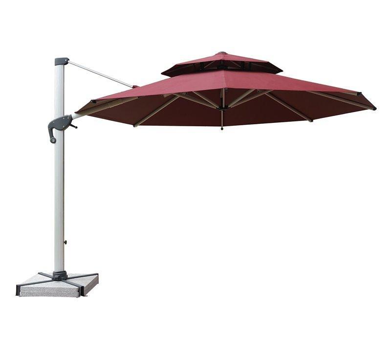 Кантилеверный зонт 11 футов, с алюминиевой основой и тканью морского класса (арт. 3112549)