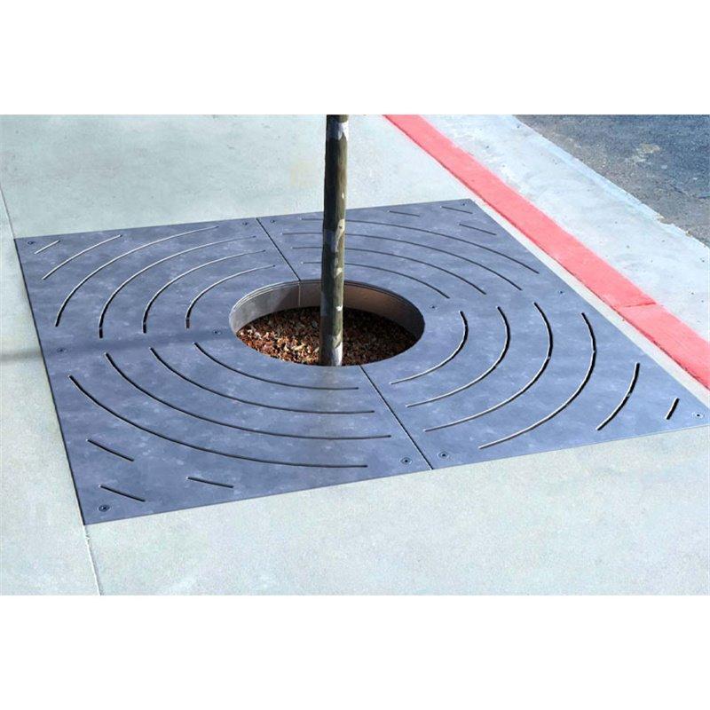 Квадратная решётка для деревьев, из металла, для тротуаров и улиц, на заказ (арт. 3112558)