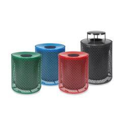 Коммерческая металлическая урна для мусора, термопластичная сталь, для парков и улиц (арт. 3112438)