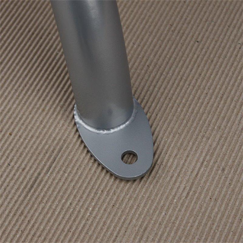 Плоская парковая скамья из стали, без спинки, на 3 человека, для общественных садов (арт. 3112443)