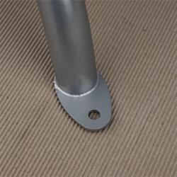 Плоская парковая скамья из стали, без спинки, на 3 человека, для общественных садов (арт. 3112443)