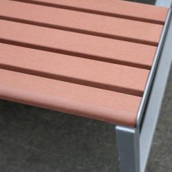 Уличный стол для пикника, прямоугольный, из композитного дерева, для парков и кафе (арт. 3112445)