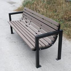 Парковая скамья на 2-3 человека, 5-6 футов, с деревянной спинкой, для улиц и садов (арт. 3112462)