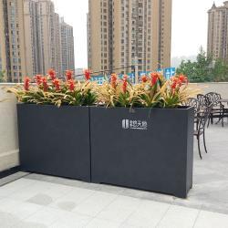 Кашпо из стали, большого размера, для улиц и парков, декоративные металлические горшки (арт. 3112491)