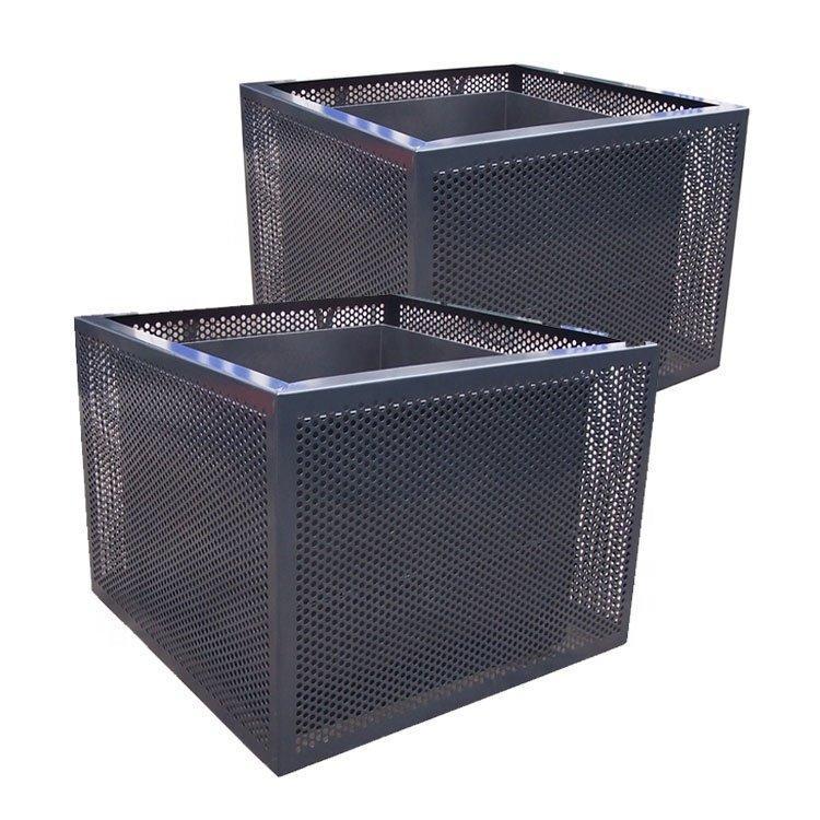 Кашпо из металлической сетки, для парков и городских улиц, доступный стиль (арт. 3112492)