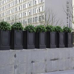 Чугунное кашпо, прямоугольное, для парков и городских улиц, декоративный стиль (арт. 3112496)