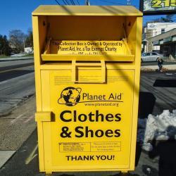 Урна для сбора одежды, из оцинкованной стали, для благотворительных организаций (арт. 3112503)