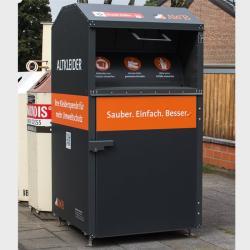 Урна для переработки текстиля, из оцинкованной стали, для общественного использования (арт. 3112505)