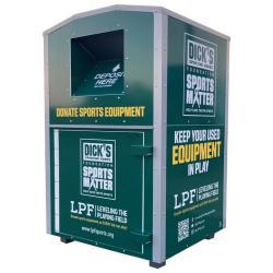 Урна для сбора одежды, металлическая, для благотворительных организаций и церквей (арт. 3112509)