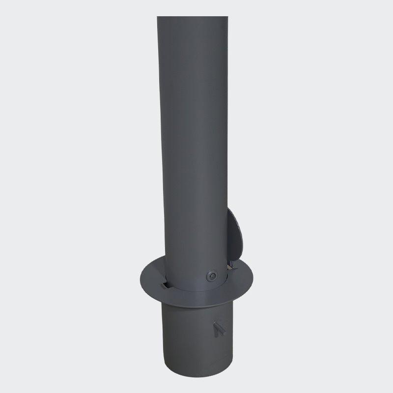 Металлический барьер, для защиты пешеходов, для тротуаров и парковок, противоударный дизайн (арт. 3112526)