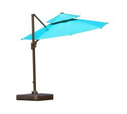 Кантилеверный зонт 11 футов, с алюминиевой основой и тканью морского класса (арт. 3112549)