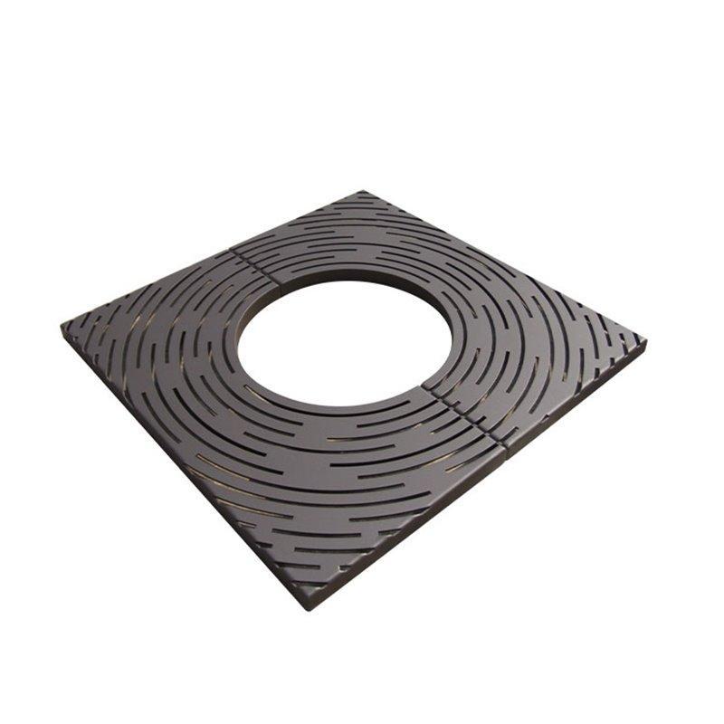 Круглая чугунная решётка для деревьев, для тротуаров и улиц, прочный дизайн (арт. 3112551)