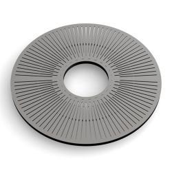 Круглая алюминиевая решётка для деревьев, для тротуаров и улиц, тяжёлый стиль (арт. 3112556)