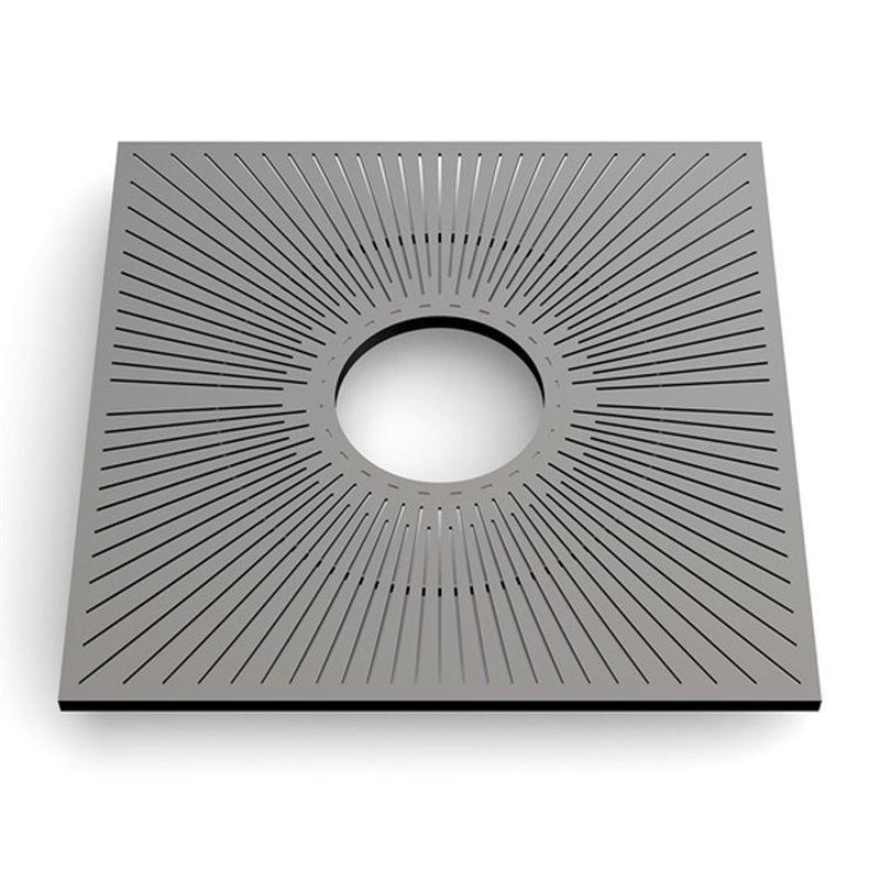 Круглая алюминиевая решётка для деревьев, для тротуаров и улиц, тяжёлый стиль (арт. 3112556)