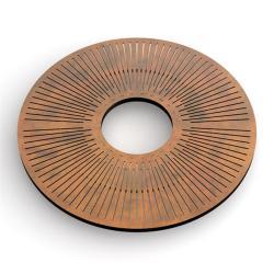 Круглая алюминиевая решётка для деревьев, для тротуаров и улиц, тяжёлый стиль (арт. 3112556)