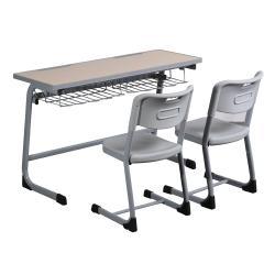 Парта с двумя местами, для классов средней школы, из бамбука, прочный материал (арт. 3112566)