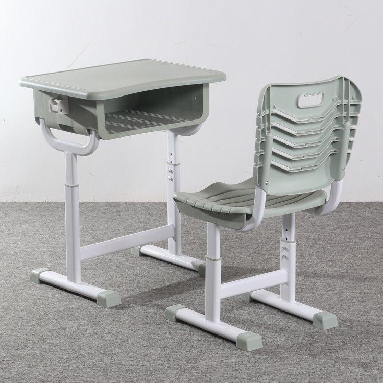 Парта и стул для средней школы, из твёрдого пластика, для классов (арт. 3112581)