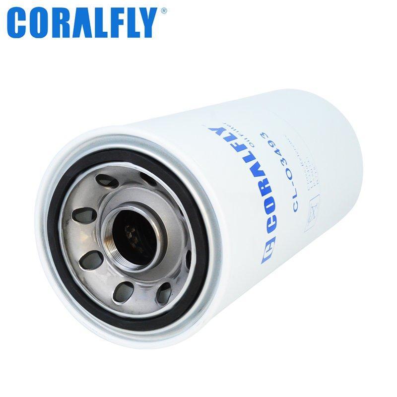 Масляный фильтр Coralfly CL-O3493 LF3493 P550341 B7187 2266553 для грузовиков и спецтехники (арт. 25-2041763)