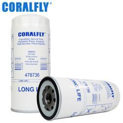 Масляный фильтр CORALFLY 478736 LF17503 LF3675 LF3379 LF9667 для дизельных двигателей (арт. 25-20125405)