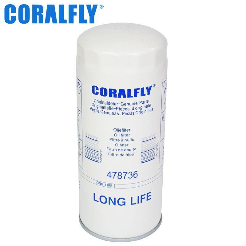 Масляный фильтр CORALFLY 478736 LF17503 LF3675 LF3379 LF9667 для дизельных двигателей (арт. 25-20125405)