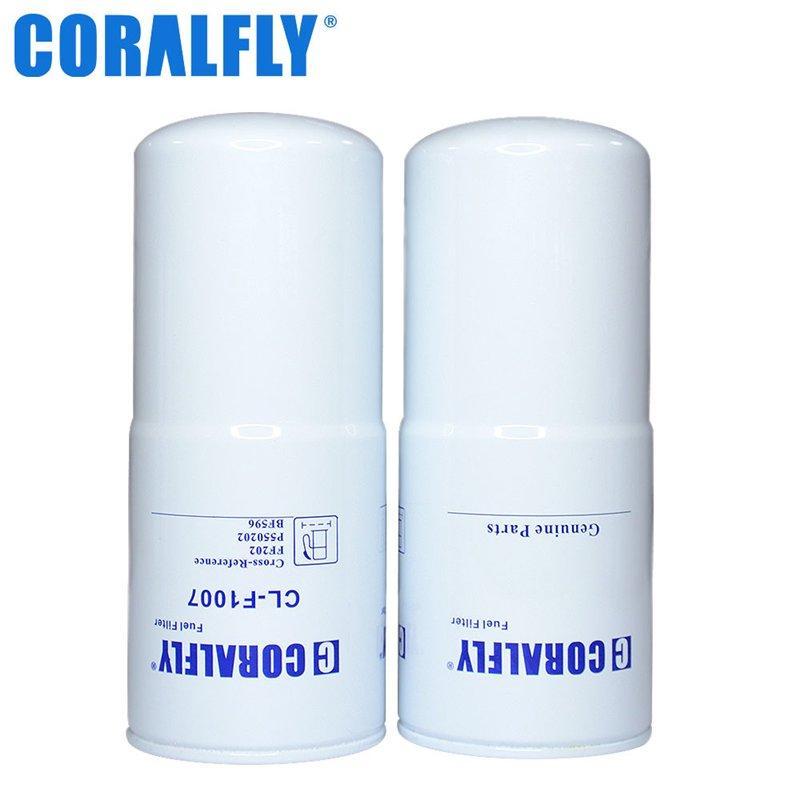 Топливный фильтр CORALFLY CL-F1007 FF202 P550202 BF596 для грузовиков (арт. 25-20125408)