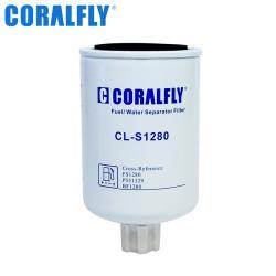 Топливный фильтр-сепаратор CORALFLY FS1280 P551329 BF1280 SN5038 WF2024 FF5052 (арт. 25-20125409)